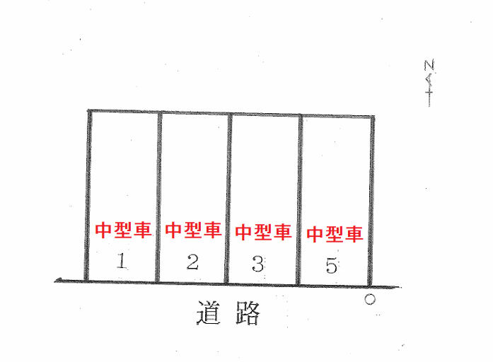 P313の駐車配置図