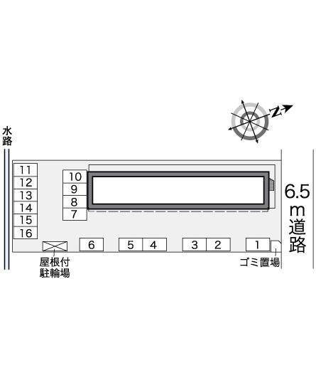 小牧原(25754)の駐車配置図