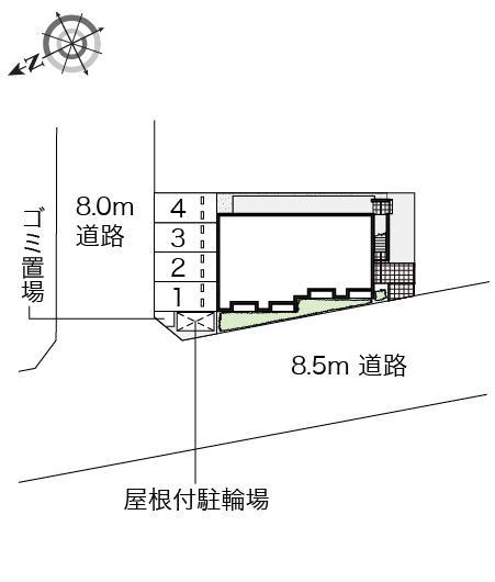 アンソレイユ(55127)の駐車配置図