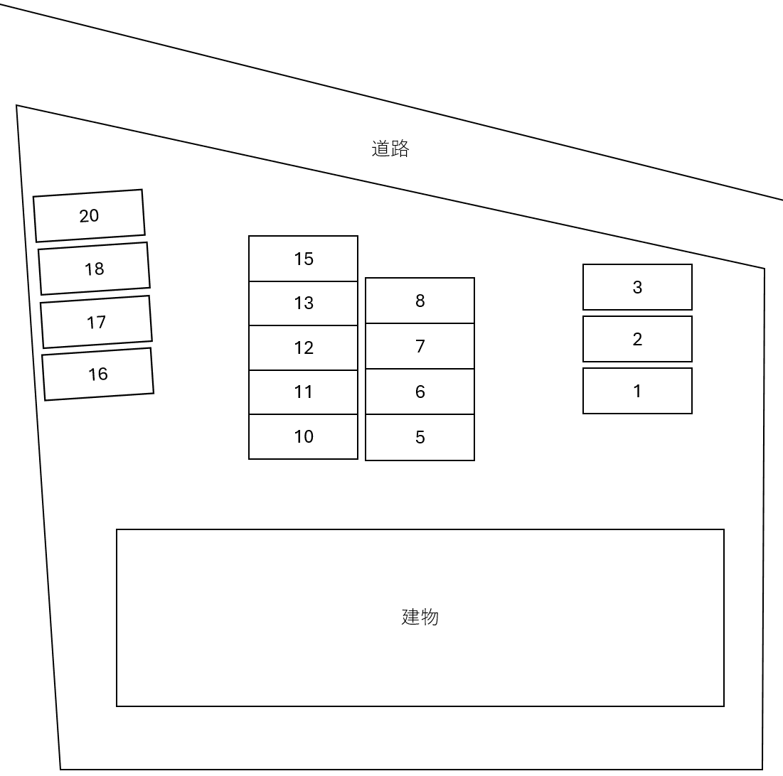 Ｇｒｅｅｎ Ｔｅｒｒａｃｅ別駐車場の駐車配置図