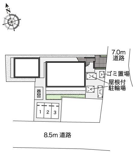 リバーシティ本町(51744)の駐車配置図