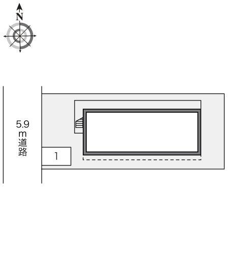 ＶｉｔａＳｅｒｅｎａ(16523)の駐車配置図
