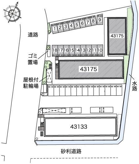 ひまわりⅡ(43175)の駐車配置図