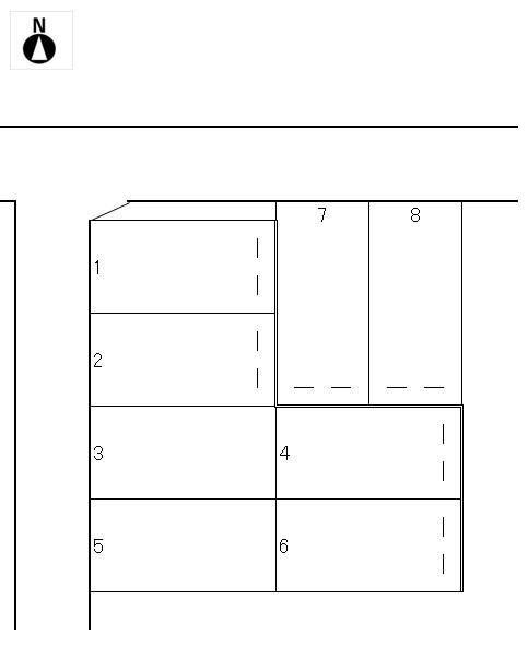 パーキングササキの駐車配置図