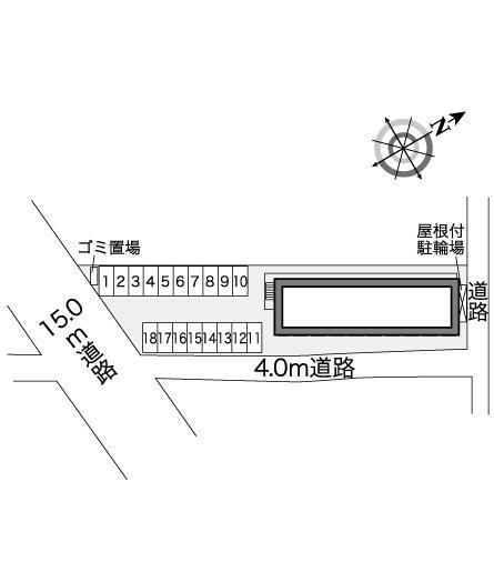 らいはる(26443)の駐車配置図