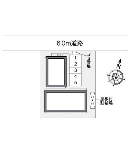 エムズ千代田(25565)の駐車配置図
