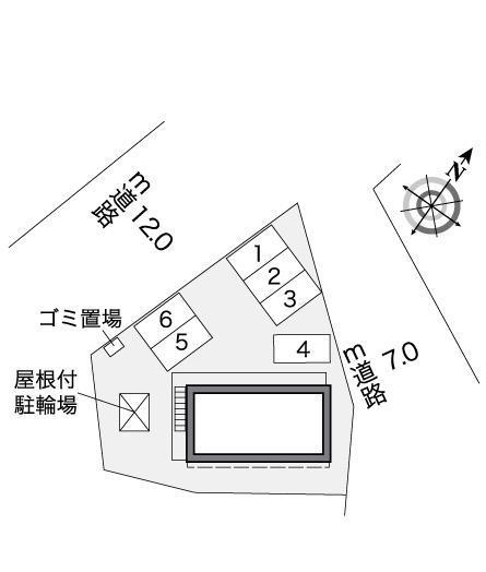 モリエール(37373)の駐車配置図