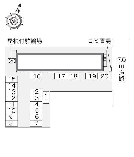 ファミリアⅡ(29717)の駐車配置図