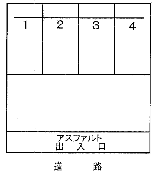 Ａ．Ｔ．Ｍ駐車場の駐車配置図