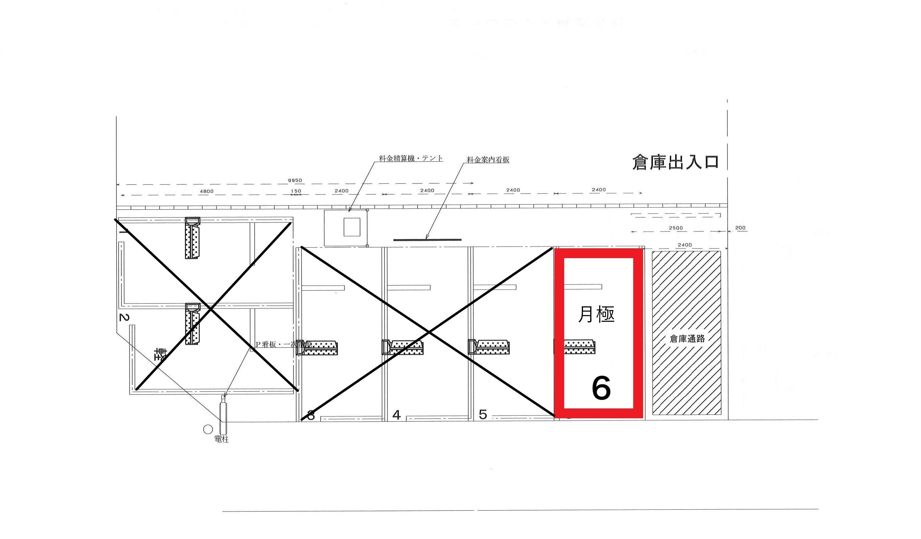 エコロパーク背戸口第1の駐車配置図