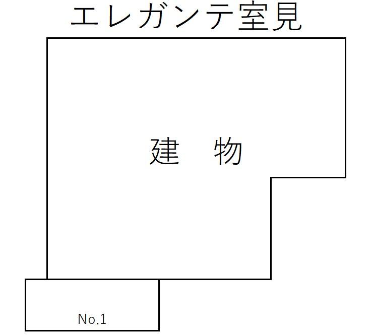 エレガンテ室見の駐車配置図