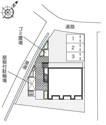 アンクオーレ(54100)の駐車配置図
