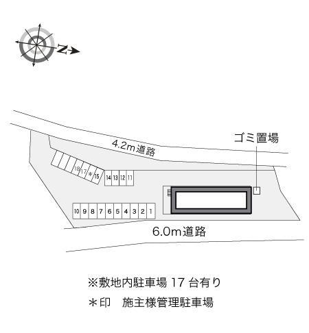 田川(11323)の駐車配置図