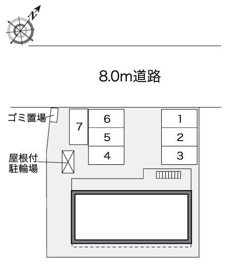 ＩＭＰＵＬⅤ(40857)の駐車配置図