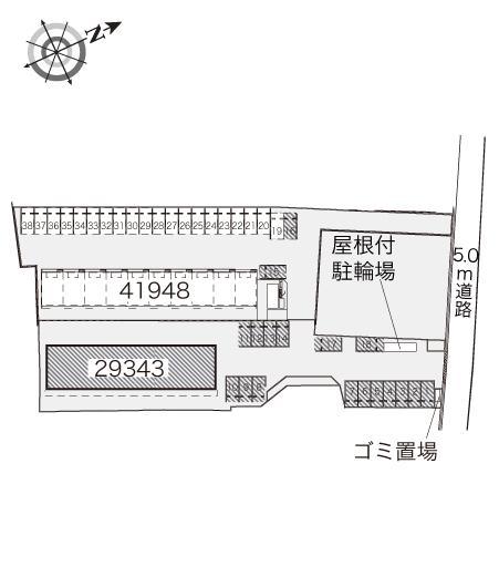 ソレイユガーデン(29343)の駐車配置図