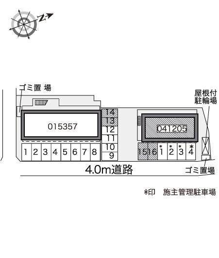 たてかわ(41205)の駐車配置図