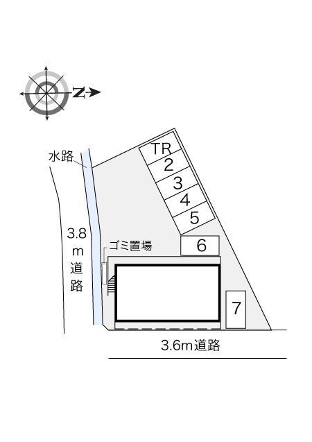 童夢(9611)の駐車配置図