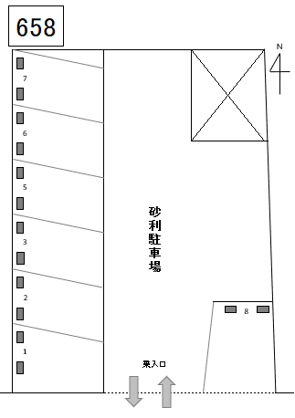 J-658の駐車配置図