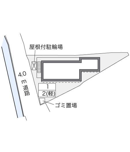アールズコート(32905)の駐車配置図