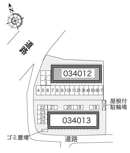 ドイシャンⅠ(34012)の駐車配置図