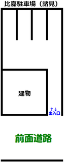比嘉駐車場(諸見)の駐車場