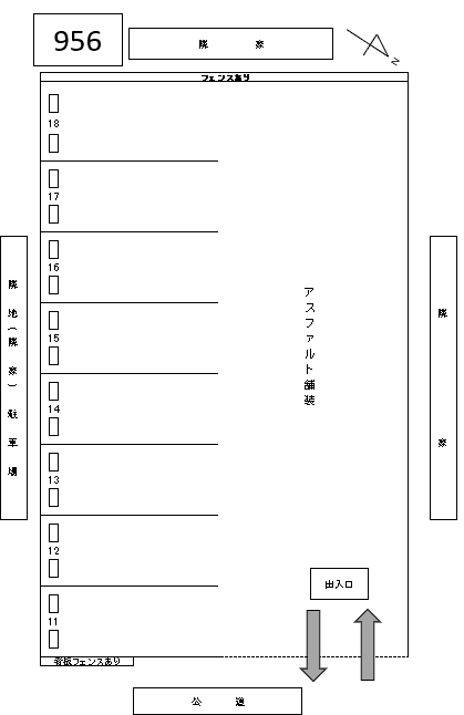 J-956の駐車配置図