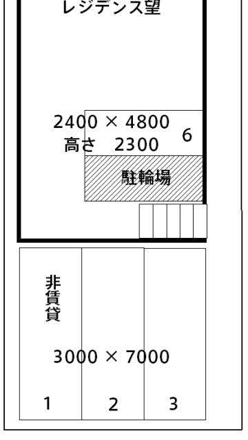 レジデンス望の駐車配置図