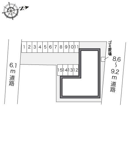 ＤＯＬＣＥ　Ｋ・Ｙ(20774)の駐車配置図