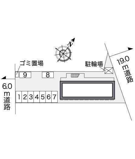 フロイデ(25308)の駐車配置図
