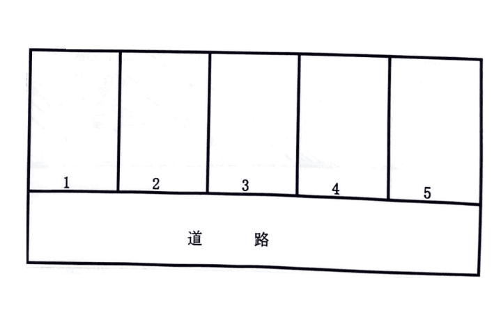 東辻井4丁目パーキングの駐車配置図