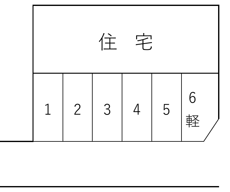 宮の前2丁目駐車場の駐車配置図