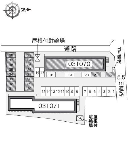 ｆｅｌｉｃｅⅡ(31070)の駐車配置図