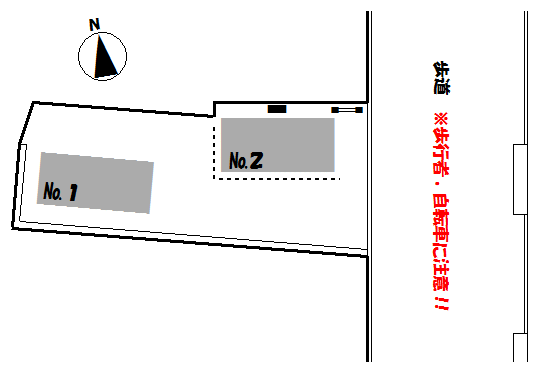 ワイズ・栄 第1駐車場の駐車配置図