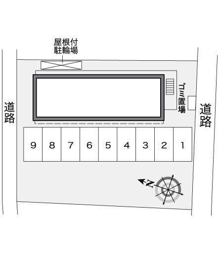 ワールドⅡ(26995)の駐車配置図