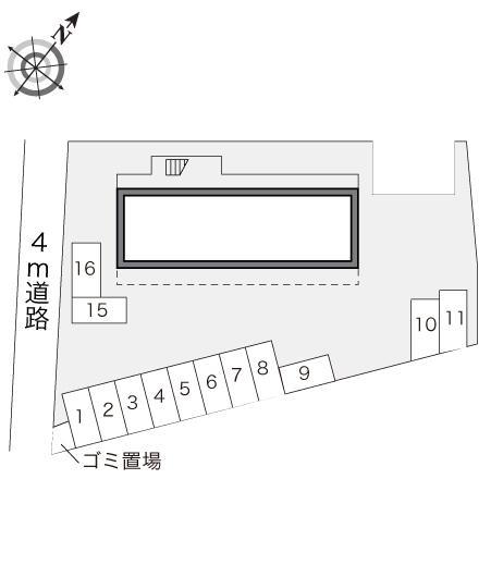 ＯＲＯＫＵ(16052)の駐車配置図