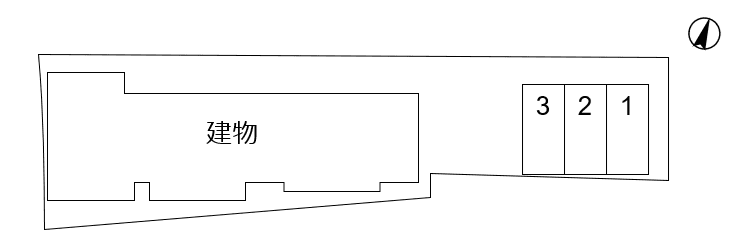 アムール雅の駐車配置図