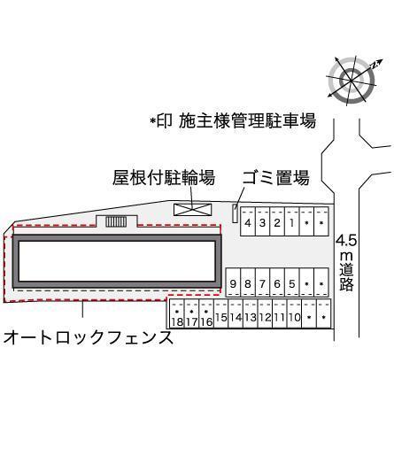 サンベスト(42448)の駐車配置図