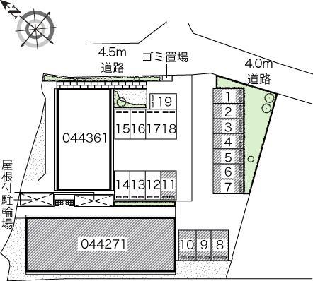 Ｙ＆Ｋ　Ⅰ(44271)の駐車配置図