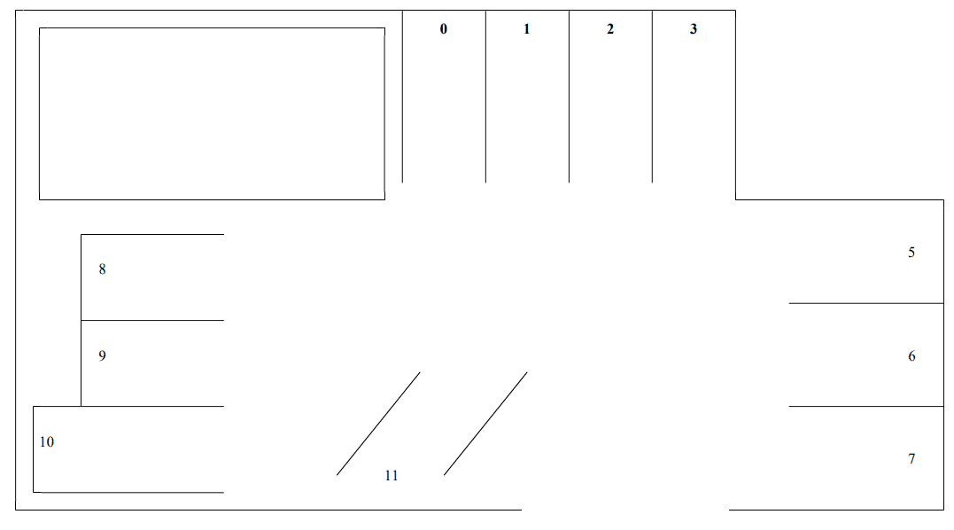 志都呂町1482-1の駐車配置図