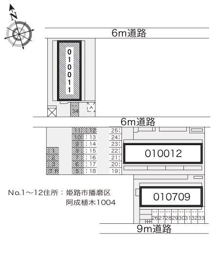 宮田第１(10011)の駐車配置図