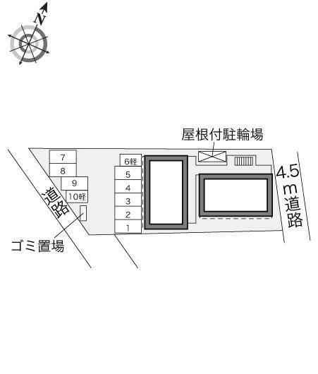 ＢＥＬＩＳＴＡ鳥飼(33918)の駐車配置図