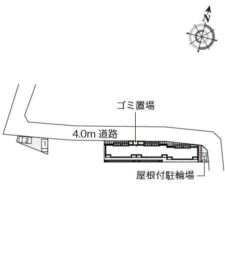 レオネクストプランドール(54943) 敷地外駐車場の駐車配置図