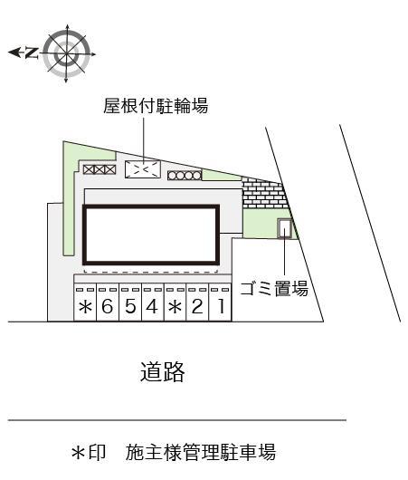 城北(41268)の駐車配置図