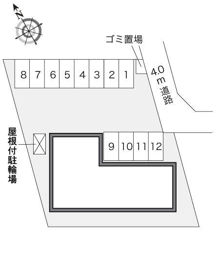 ルミエール(22959)の駐車配置図