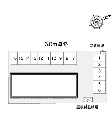 パディーハウス(37994)の駐車配置図