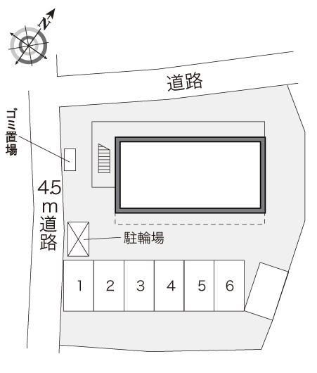 ＹＭ(24421)の駐車配置図
