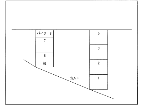 公園パーキングの駐車配置図