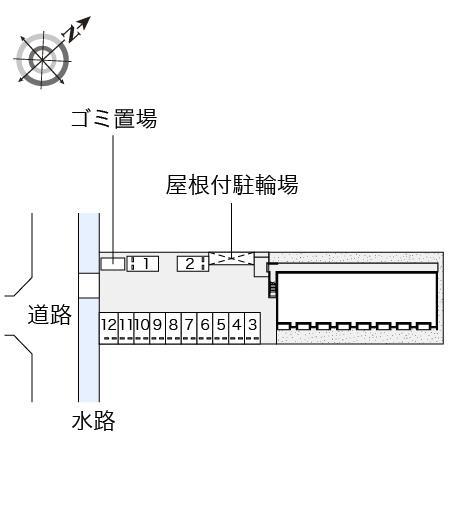 Ｓｍｉｌｅ(54703)の駐車配置図