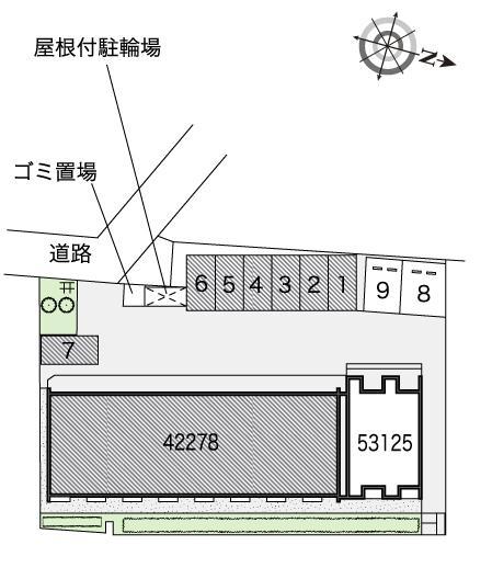 フィロ　前沢宿Ⅰ(42278)の駐車配置図
