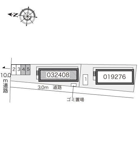 フローラＡＩ(32408)の駐車配置図